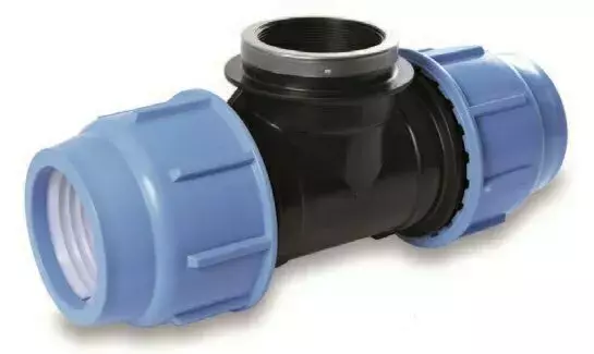 Zdjęcie produktu Trójnik PE z gwintem 25-3/4\' F-25 BLUE SEAL PN16