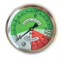 Zdjęcie produktu Manometr gwint tył 60 bar fi 63 mm 1/4\"