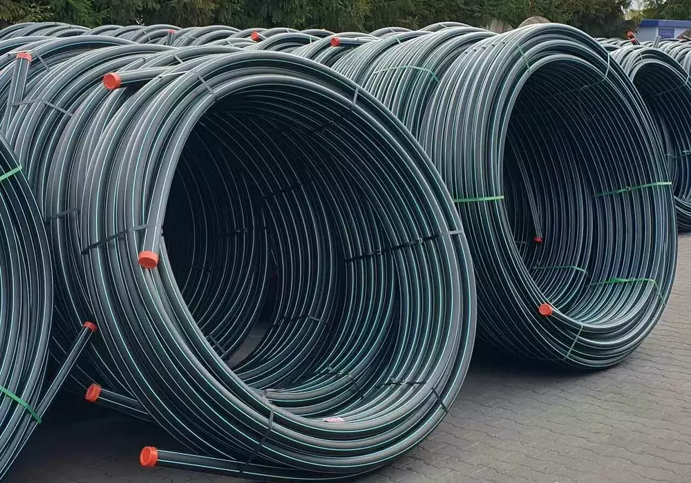 Zdjęcie produktu Rura PE 110 PN10 6.6 rolka 100 mb.