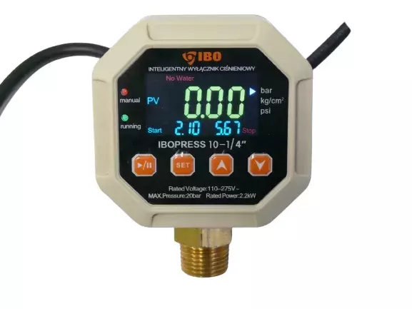 Zdjęcie produktu Elektroniczny wyłącznik ciśnieniowy 1/4\" IBO Press