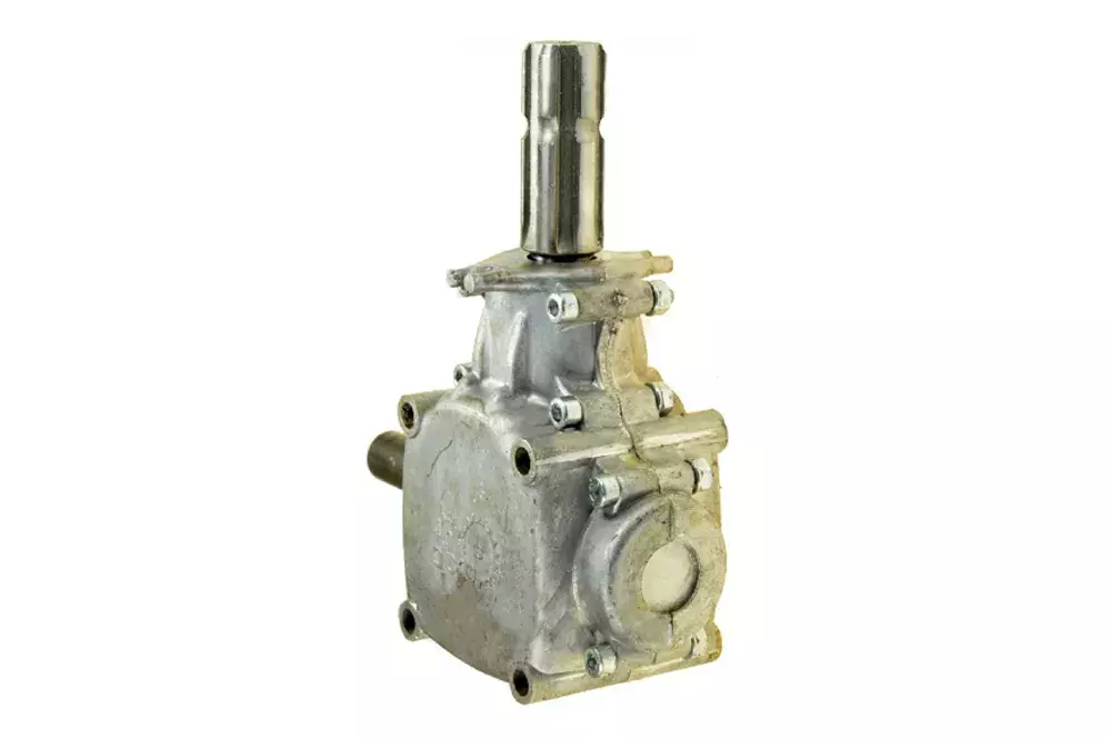 Zdjęcie produktu Przekładnia aluminiowa, kątowa, rozstaw śrub 9cm
